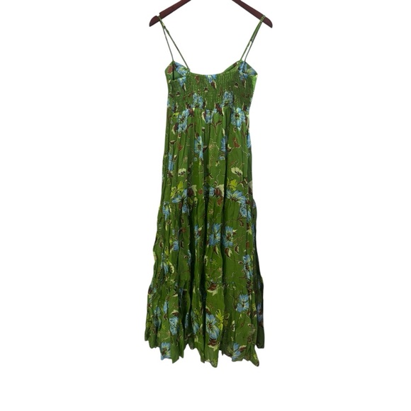 NWT Alemais Hotel Lamu Midi Dress Green 8 - Picture 12 of 15